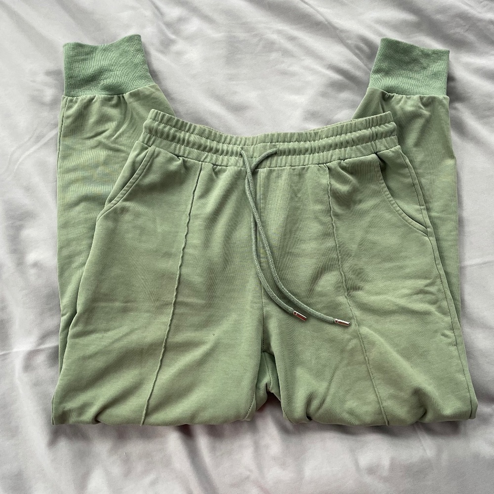 Sage green drawstring jogger